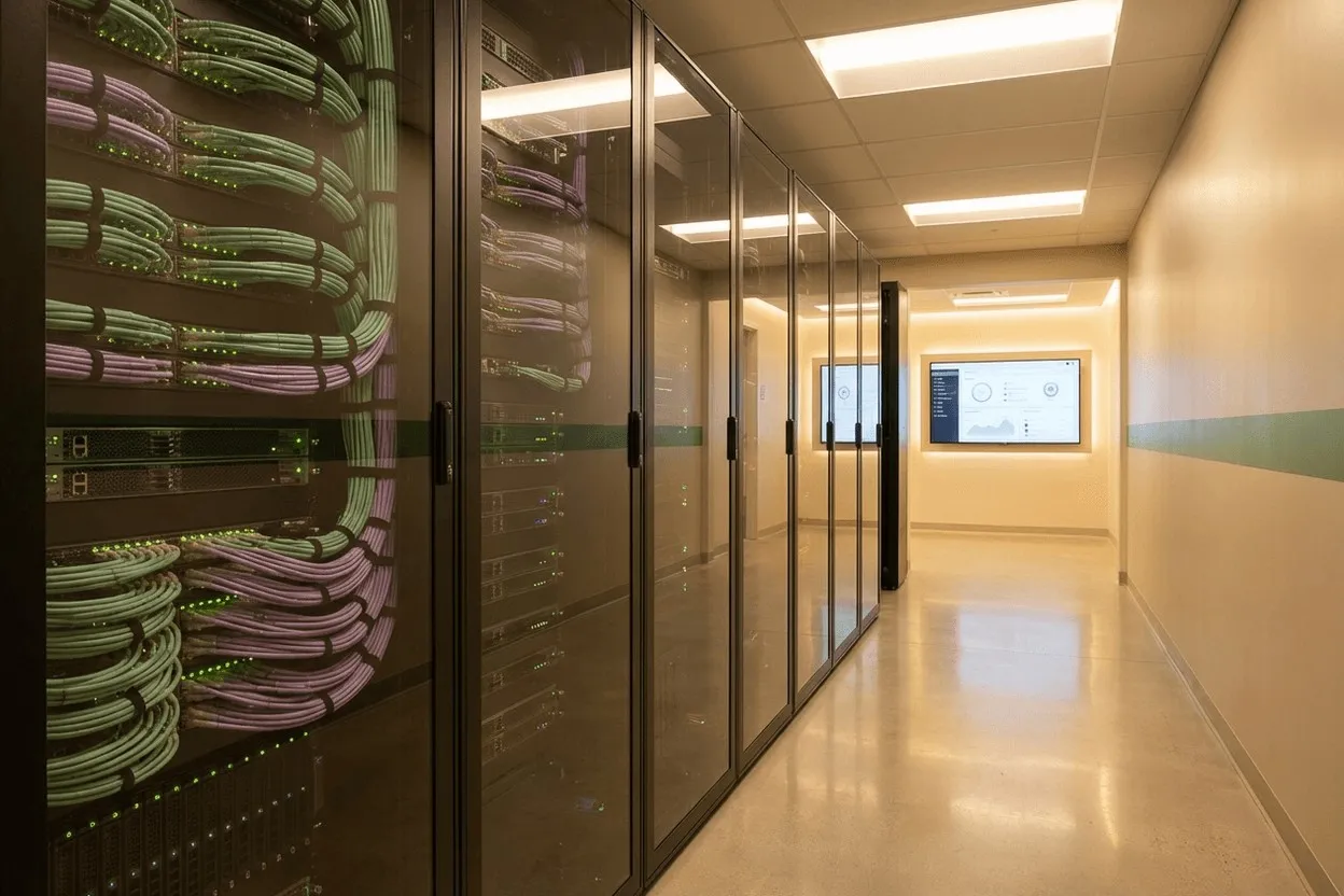 Enterprise-grade data center with secure infrastructure