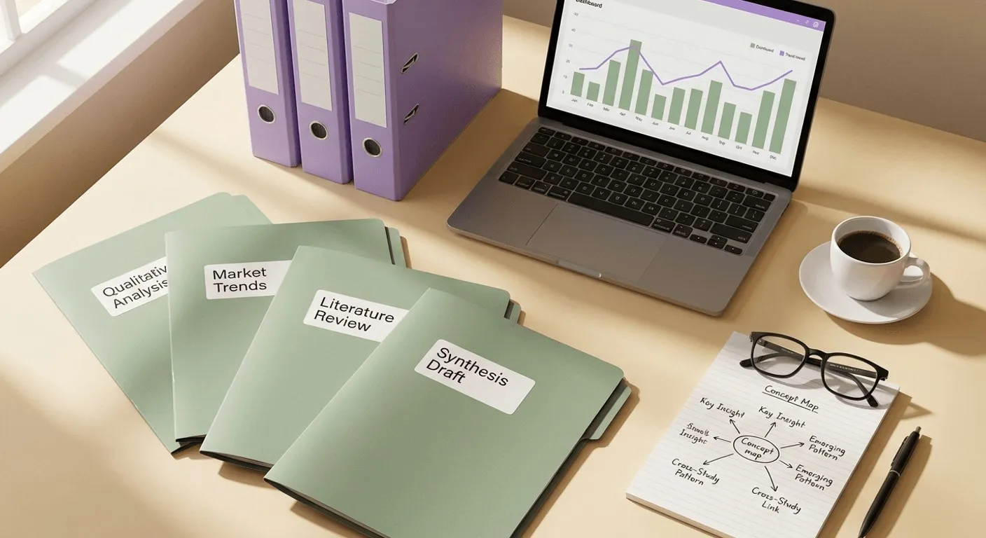 Knowledge synthesis and research analysis